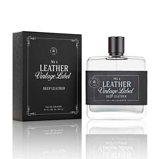 Leather No. 4 by Tru Western, Vintage Label Deep Leather Beauty & Personal Care Tru Fragrance Beauty