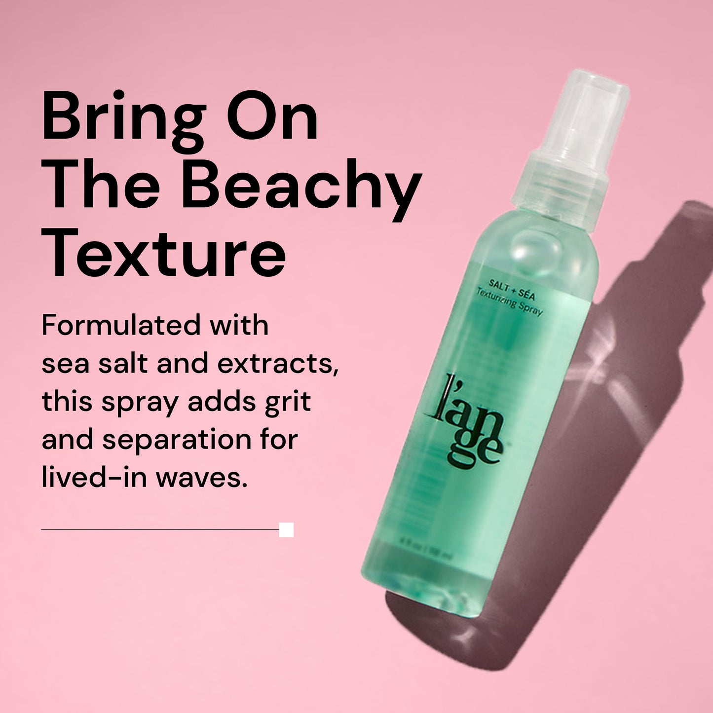 L'ANGE HAIR Sea Salt Texturizing Spray For Effortless Beachy Waves & Volume | Mineral-infused Sea Salt Hair Spray For Touchable Hold & Long-lasting
