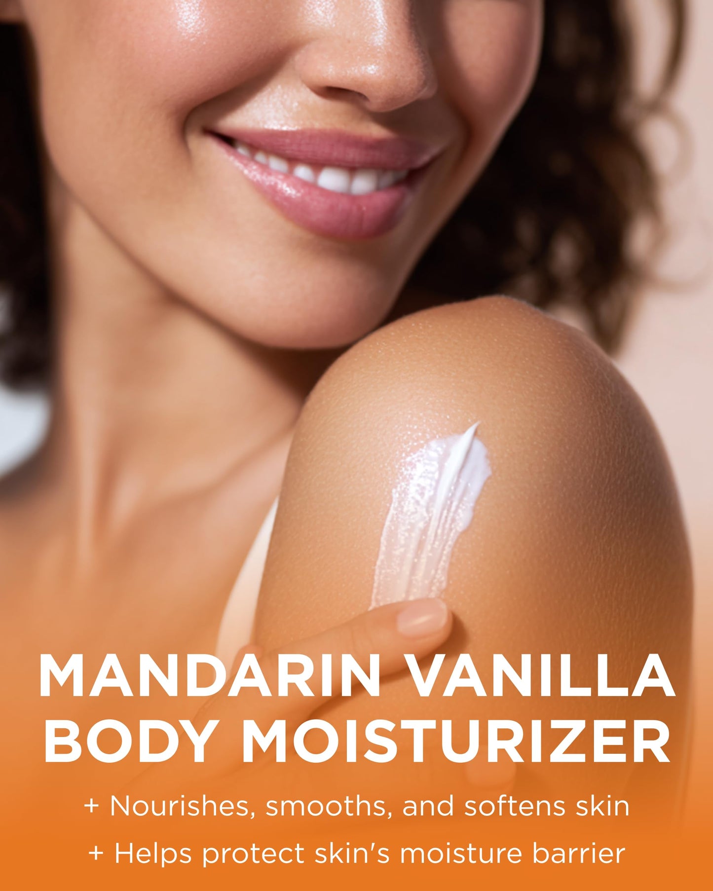 Andalou Naturals Vitalizing Body Lotion Mandarin Vanilla - Hydrating Daily Moisturizer to Nourish Dry Skin - With Shea Butter, Cocoa Butter, Rose Hip