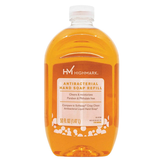 Highmark® Liquid Hand Soap, Clean Scent, 50 Oz Refill Bottle, Orange Beauty & Personal Care Highmark