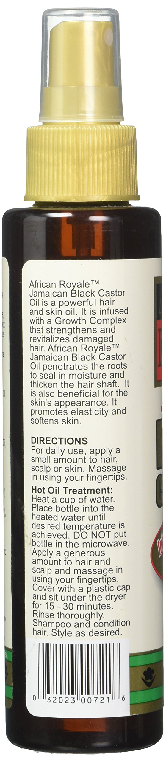 African Royale Jamaican Black Castor Oil 5 Oz