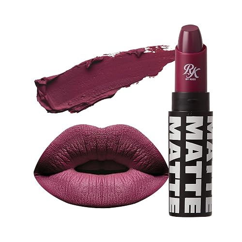 Kiss Ruby Kisses Matte Lipstick Plum Wine (3ml)