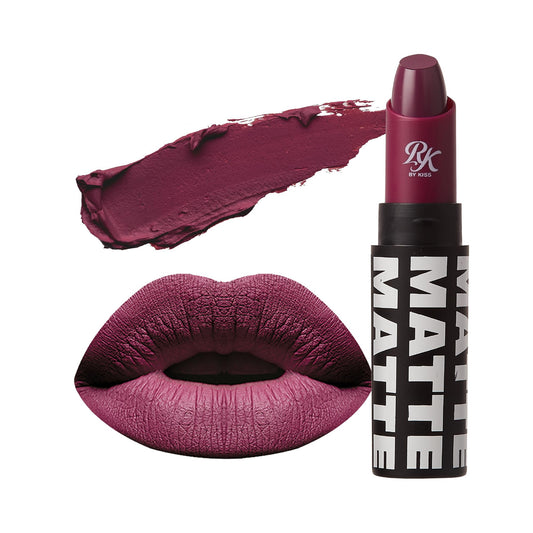 Kiss Ruby Kisses Matte Lipstick Plum Wine (3ml) Beauty & Personal Care Ruby Kisses