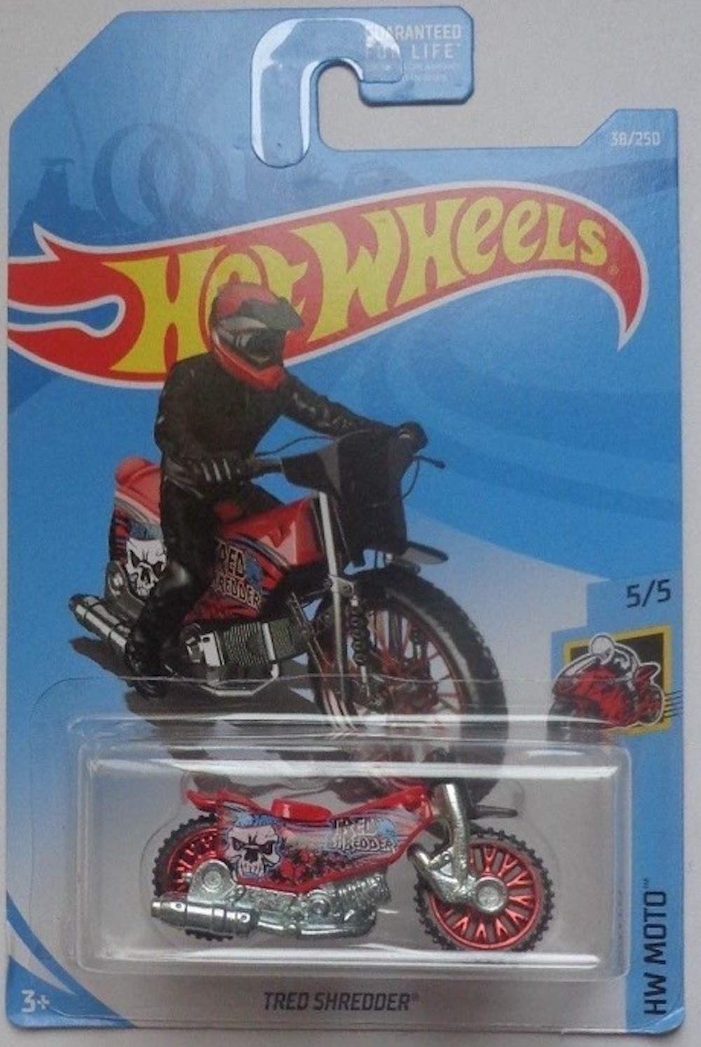 Hot Wheels 2019 HW Moto Tred Shredder (Dirt Bike) 38/250 Red