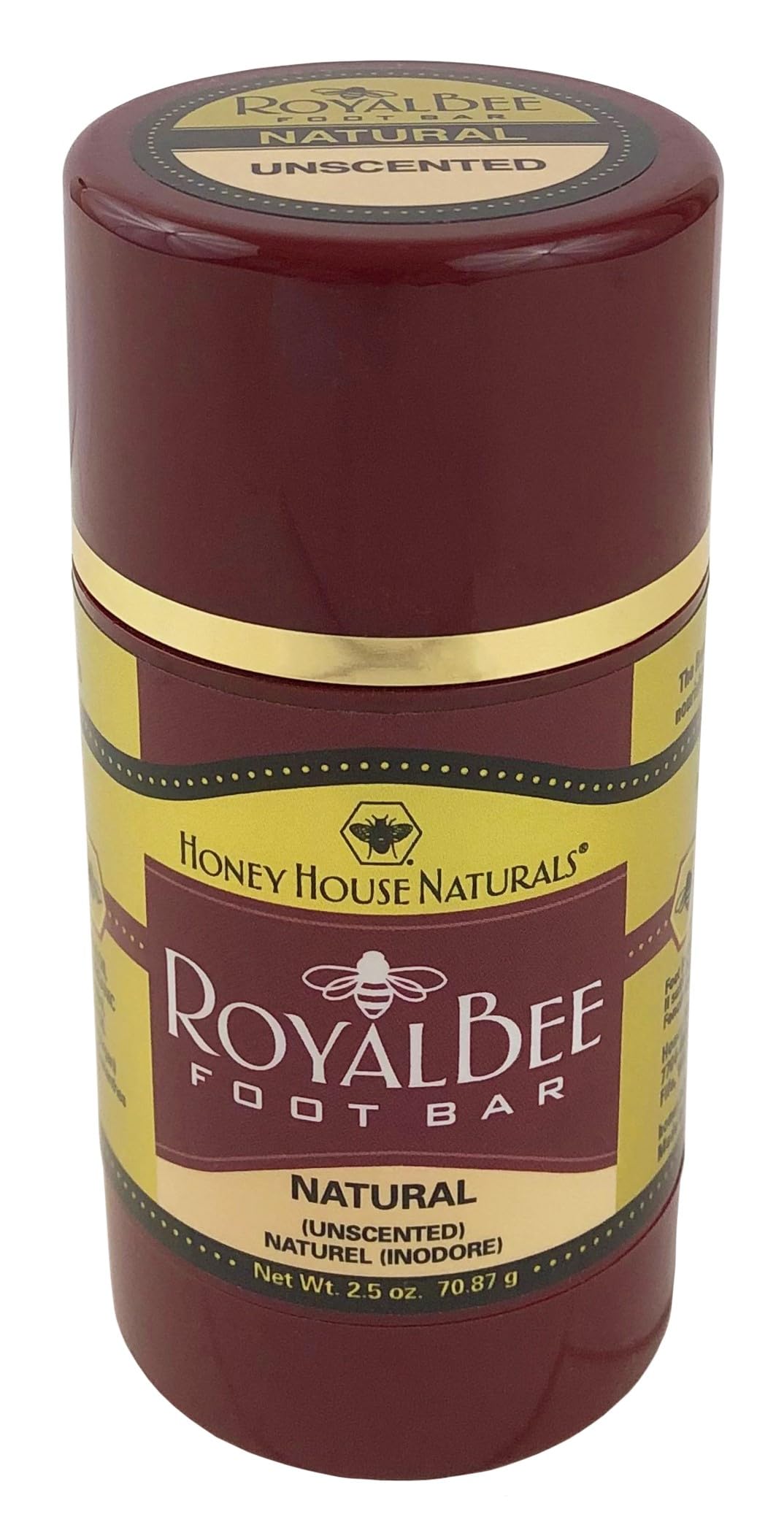 Honey House Naturals Royal Bee Foot Bar, Natural