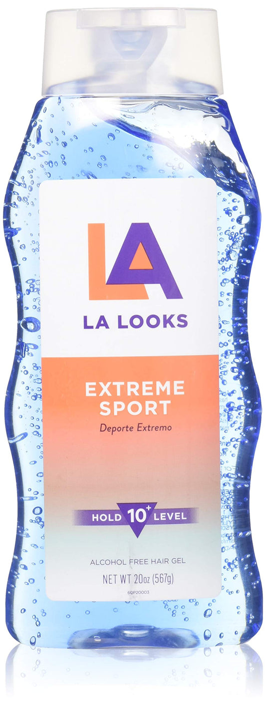 LA Looks Gel #10 Extreme Sport Tri-Active Hold, Blue, 20 Ounce (2 Pack) (B00BNVM8OG)
