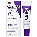 CeraVe Eye Cream for Wrinkles | Under Eye Cream with Caffeine, Peptides, Hyaluronic Acid, Niacinamide, and Ceramides for Fine Lines |0.5 Ounces