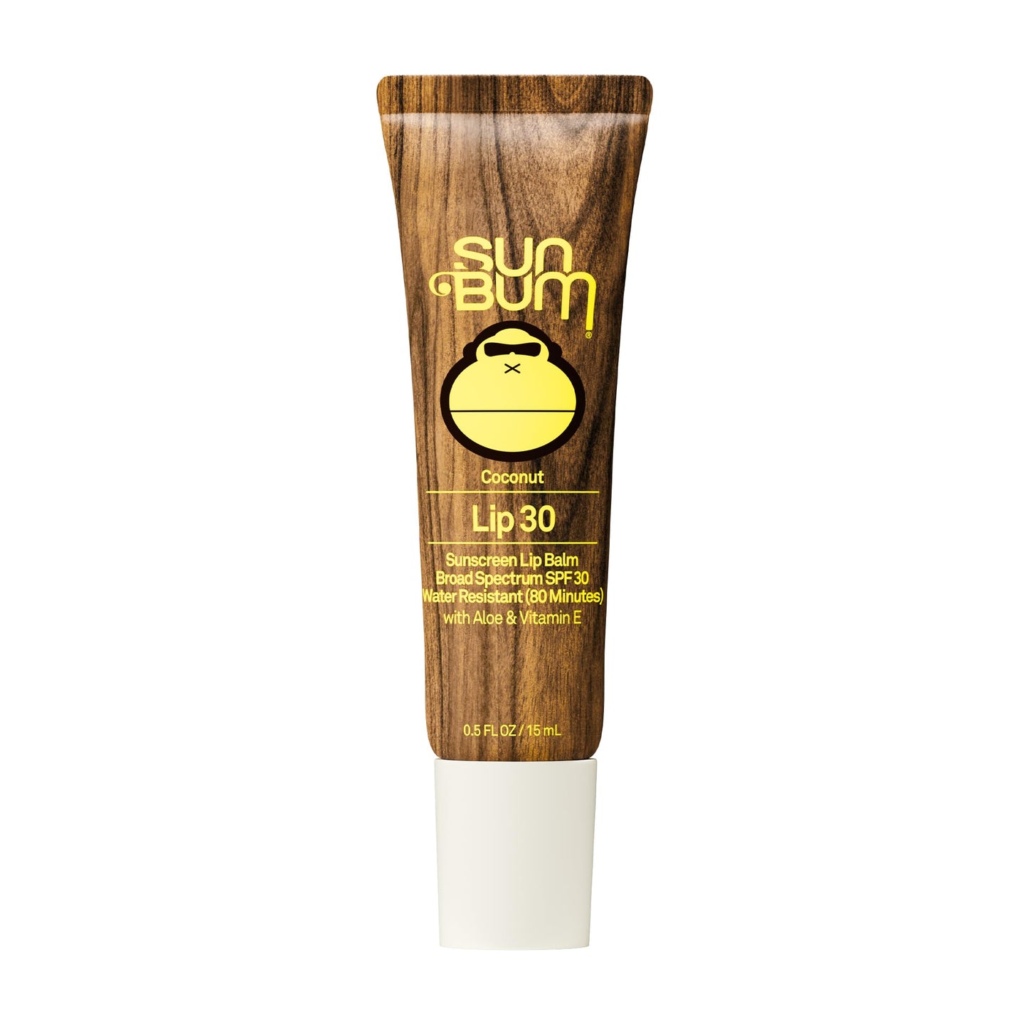 Sun Bum SPF 30 Sunscreen Coconut Lip Balm Sunscreen - Broad Spectrum Moisturizing with Aloe & Vitamin E - Hawaii 104 Act Compliant (Made Without
