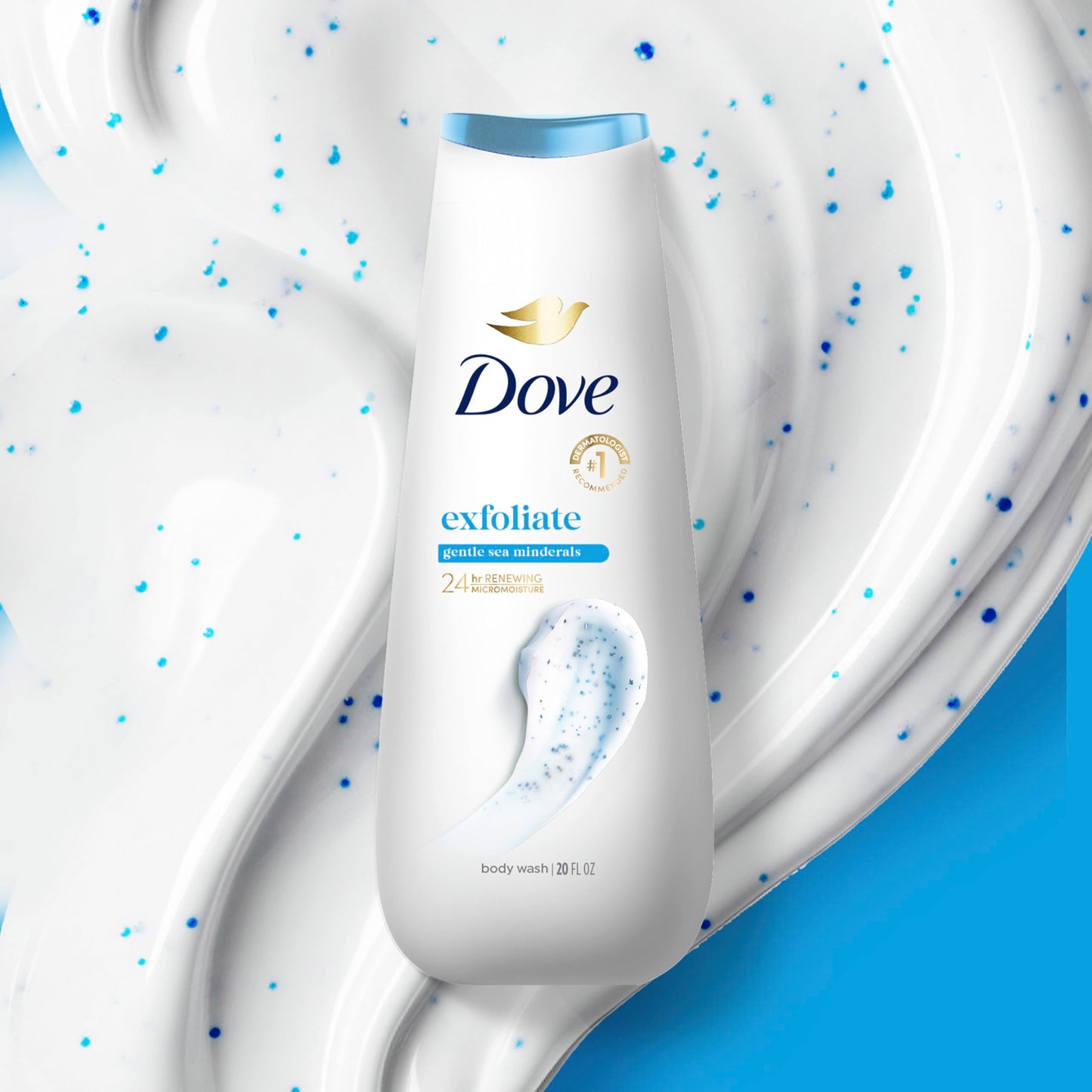Dove Body Wash 2 Count Gentle Exfoliating With Sea Minerals Instantly Reveals Visibly Smoother Skin Cleanser That Effectively Washes Away Bacteria