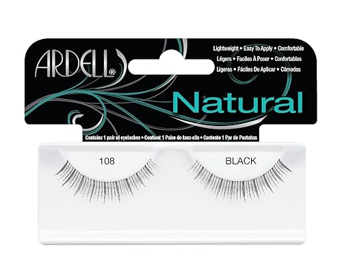 Ardell Fashion Lashes Pair - 108 Black, (Pack of 4)