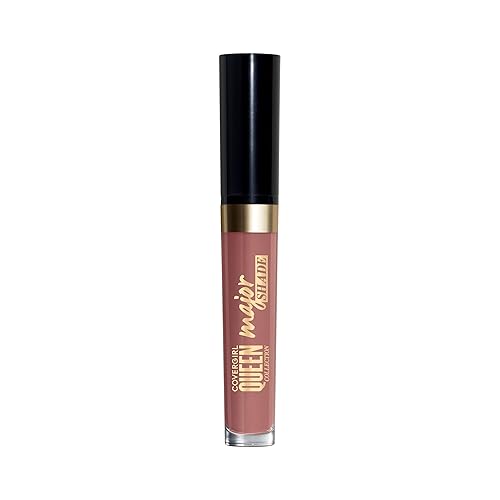 COVERGIRL Queen Collection Major Shade Matte Liquid Lipstick, Insider, 0.11 Pound (packaging may vary)