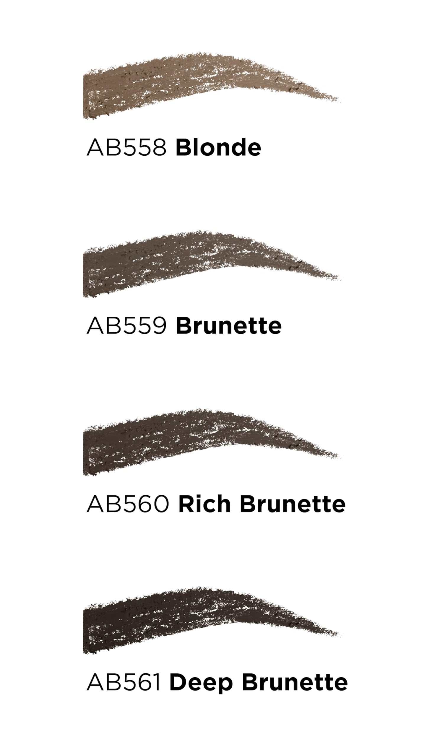 Kokie Cosmetics High Brow Angled Eyebrow Pencil, Brunette, 0.012 Ounce