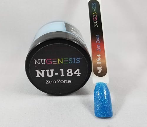 NuGenesis Nail Dipping Powder Color 1.5oz/43g Jar - (NU184 ZEN ZONE) Beauty & Personal Care Nugenesis