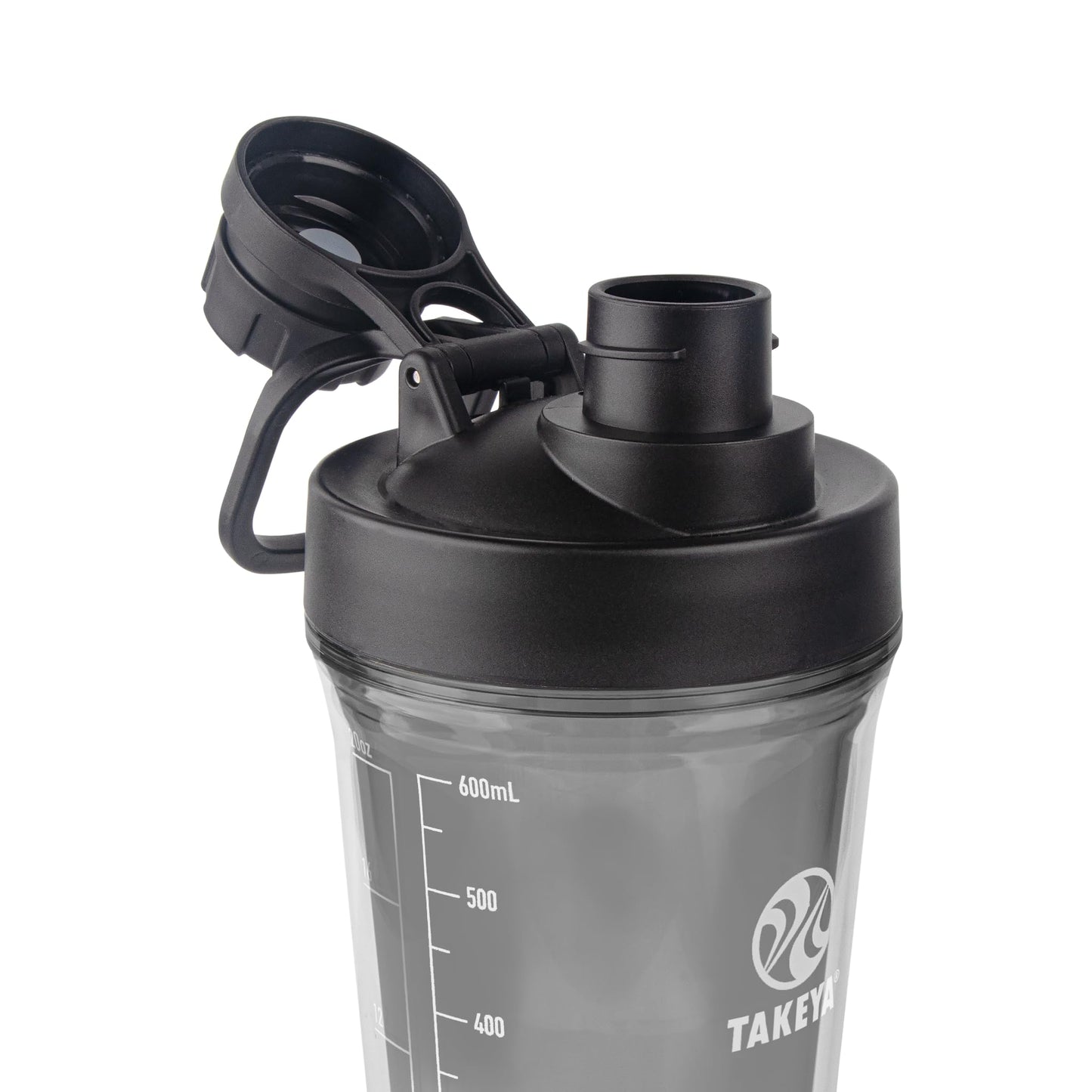 Takeya Tritan Shaker With Spout, 24 Oz, Black