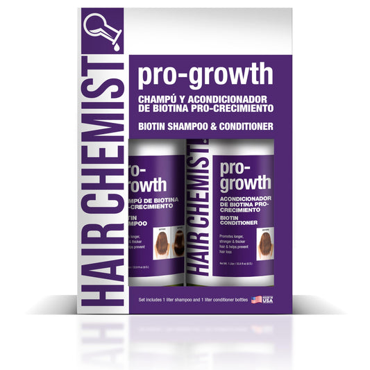 Hair Chemist Pro-Growth with Biotin Shampoo 33.8 oz. & Conditioner 33.8 oz. 2-PC Gift Box Beauty & Personal Care Hair Chemist