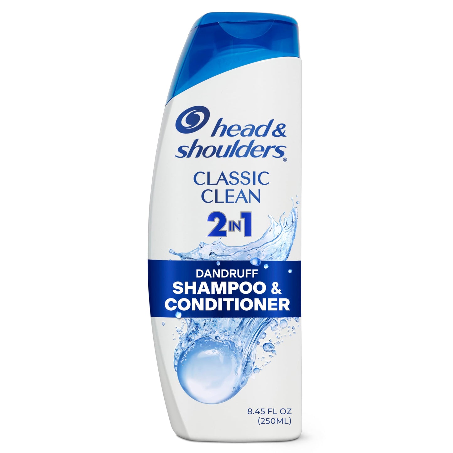 Head & Shoulders Anti-Dandruff Shampoo and Conditioner, Classic Clean 2-in-1, 1% Pyrithione Zinc, Flake Control, Deep Clean, Scalp Care, Fresh Scent Beauty and Personal Care Head & Shoulders