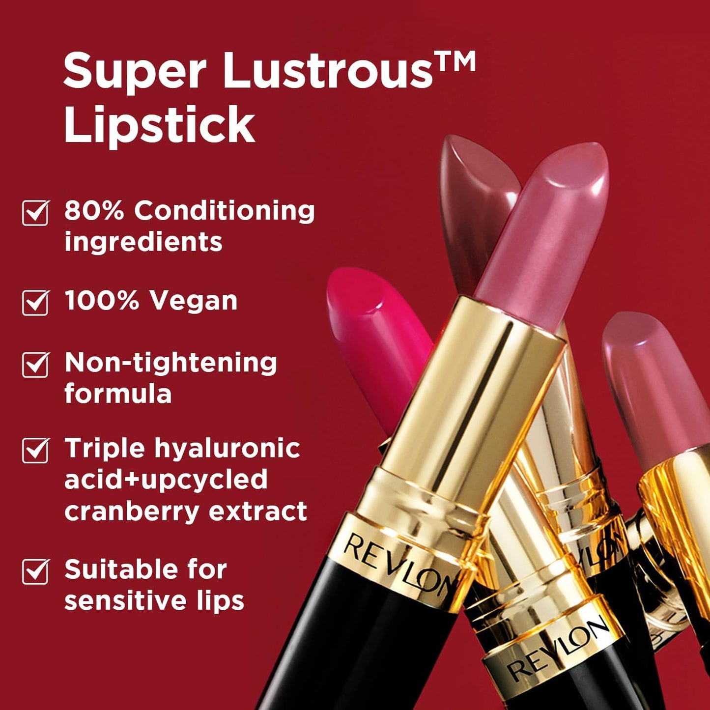 Revlon Super Lustrous Matte Lipstick, Showstopper,1 Count