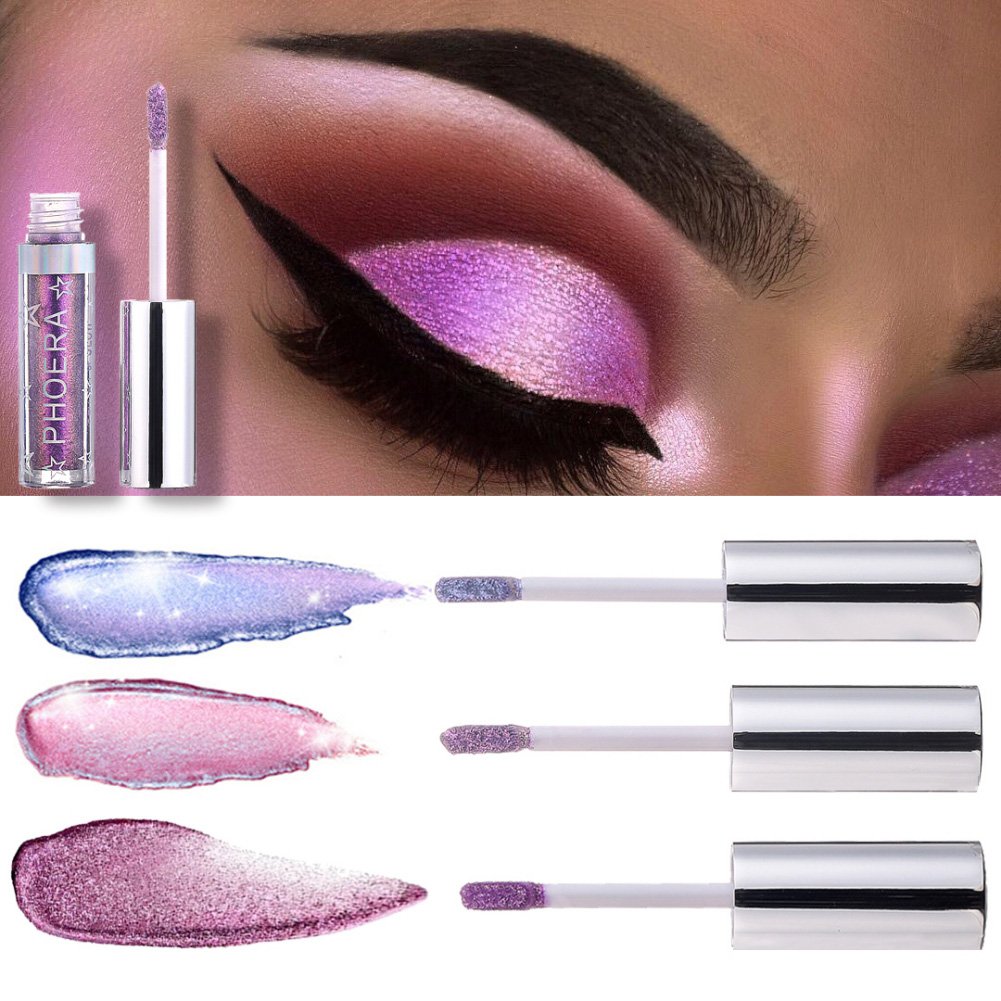 KDOWES Liquid Eyeshadow, Waterproof Glitter Shimmer Sparkle Eye Stick Easy To Wear Long Lasting Eyeliner Eye Pencil Makeup Cosmetics(A110)