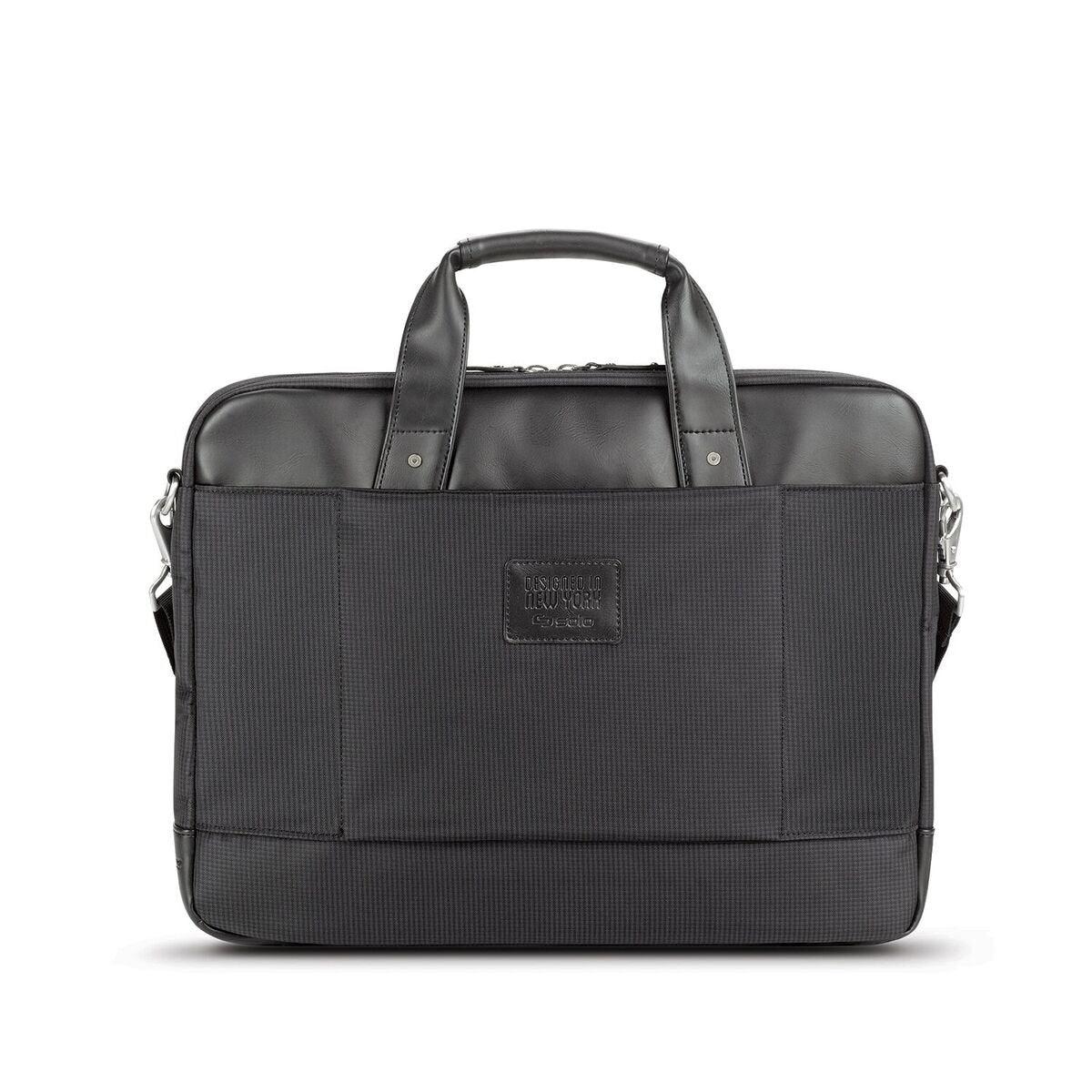 Solo New York Irving 15.6 Inch Laptop Briefcase, Black