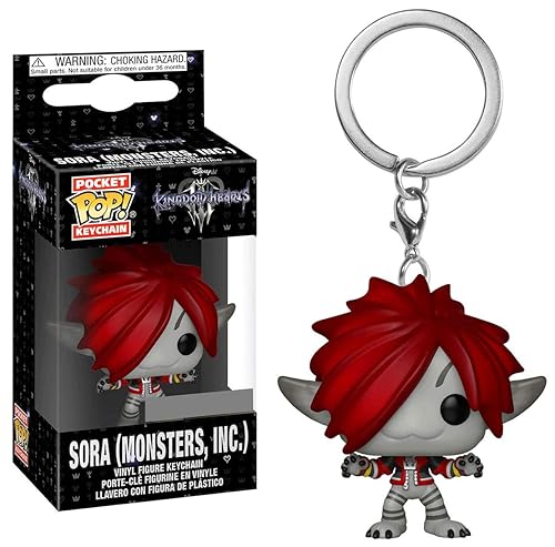 Funko Pop Keychain: Kingdom Hearts 3 - Sora (Monsters Inc.) Collectible Figure, Multicolor