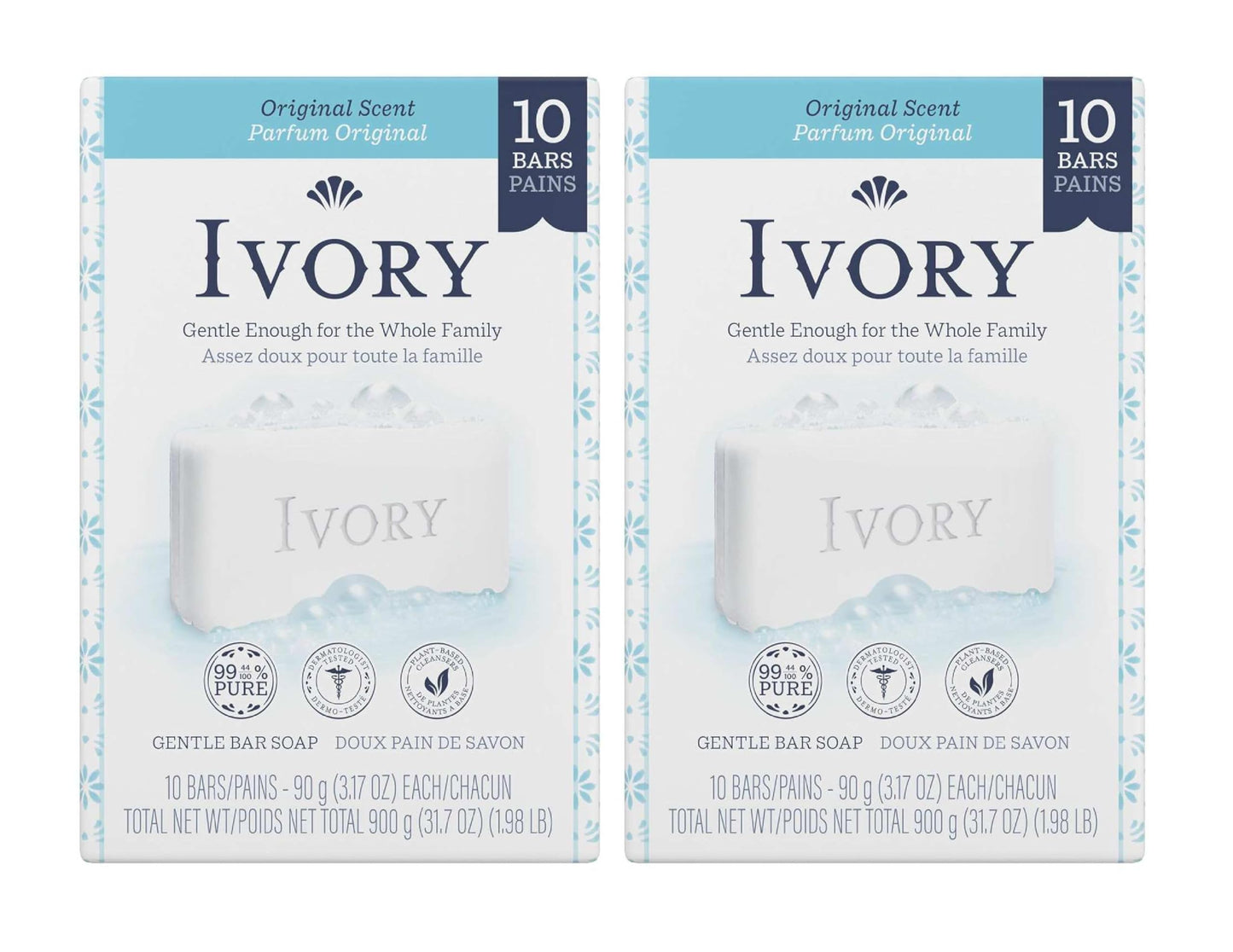 Ivory Clean Original Personal Bar (Pack of 2)