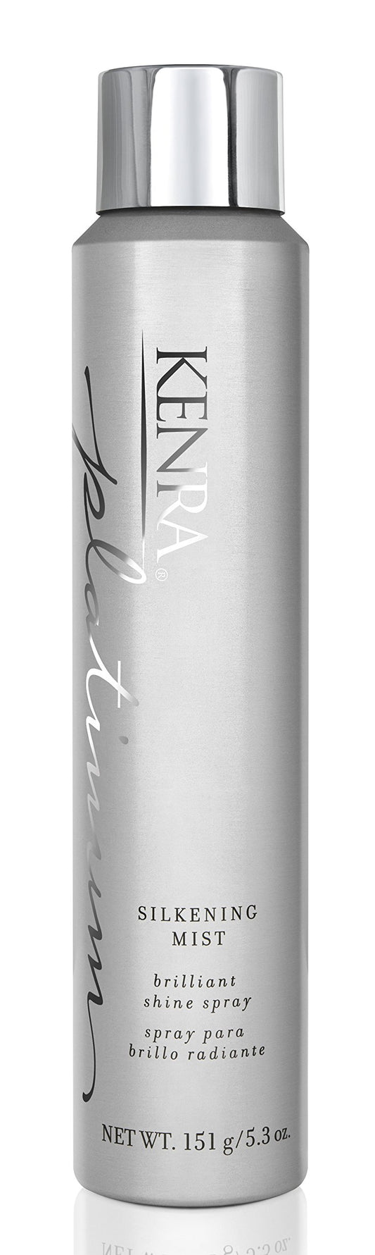 Kenra Professional Platinum Silkening Mist 80% | Brilliant Shine Spray | Smooths Flyaways, Detangles and Tames Frizz | Humidity Protection | All Hair