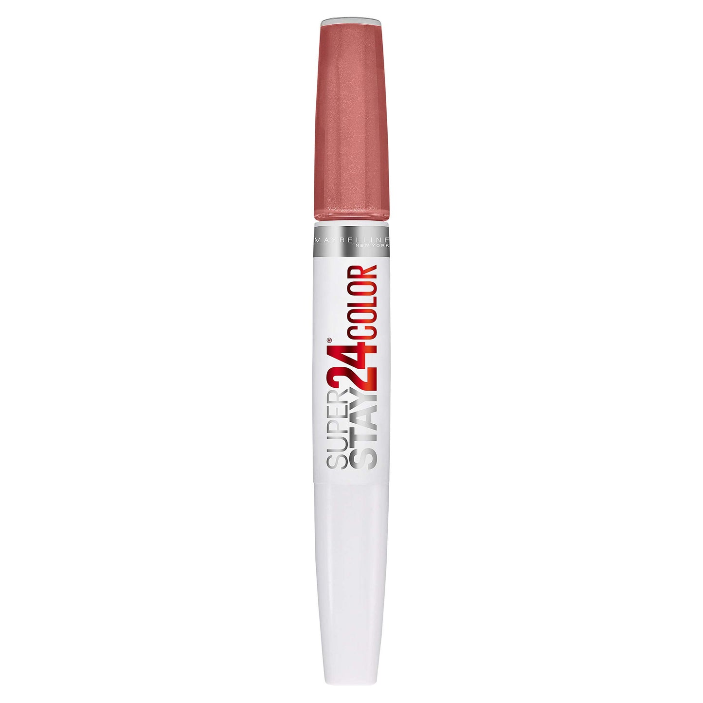 Maybelline SuperStay 24 2-Step Liquid Lipstick Makeup, Committed Coral, 1 kit