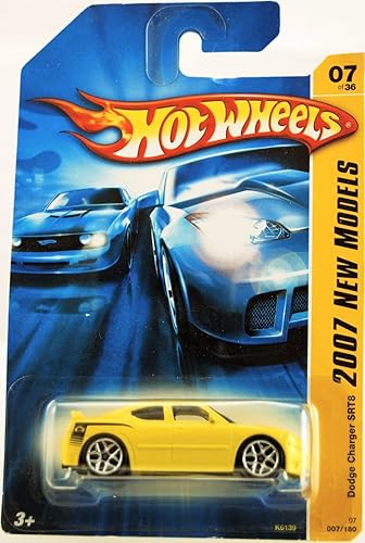 Hot Wheels 2007 New Models Dodge Charger SRT8 7/36, Yellow
