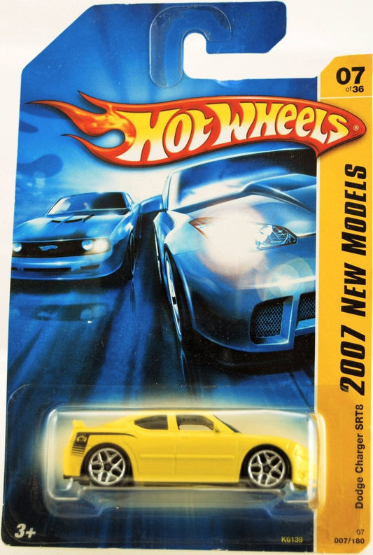 Hot Wheels 2007 New Models Dodge Charger SRT8 7/36, Yellow