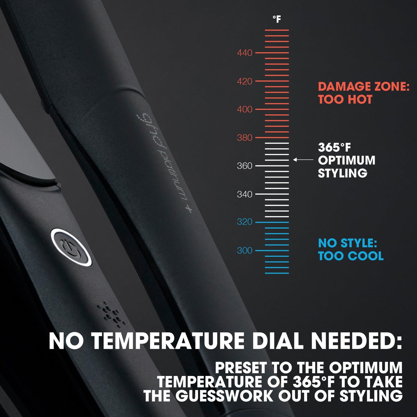 ghd Platinum+ Styler ? 1" Flat Iron Hair Straightener, Professional Ceramic Hair Styling Tool for Stronger Hair, More Shine, & More Color Protection Beauty & Personal Care ghd