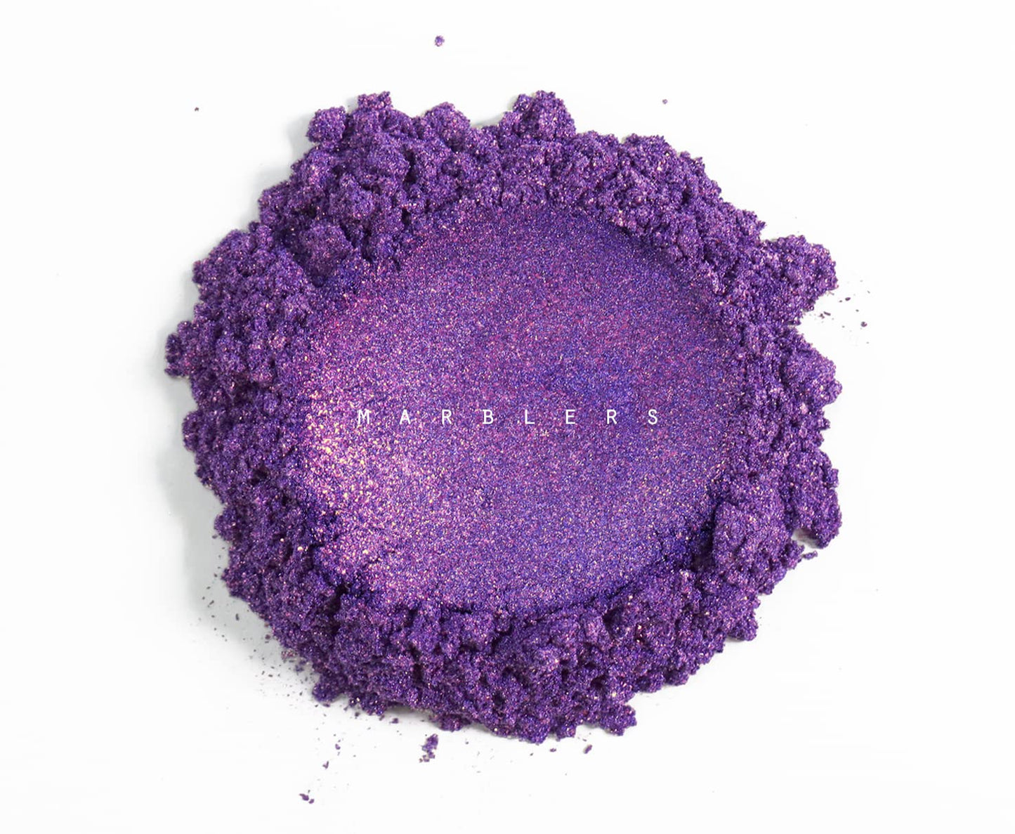 MARBLERS Chunky Natural Mica Powder [Flash Berry Pearl] 0.11oz (3g) | Highly Pigmented | Non-Toxic, Vegan, Cruelty-Free | Eyeshadow, Body Butter, Nail