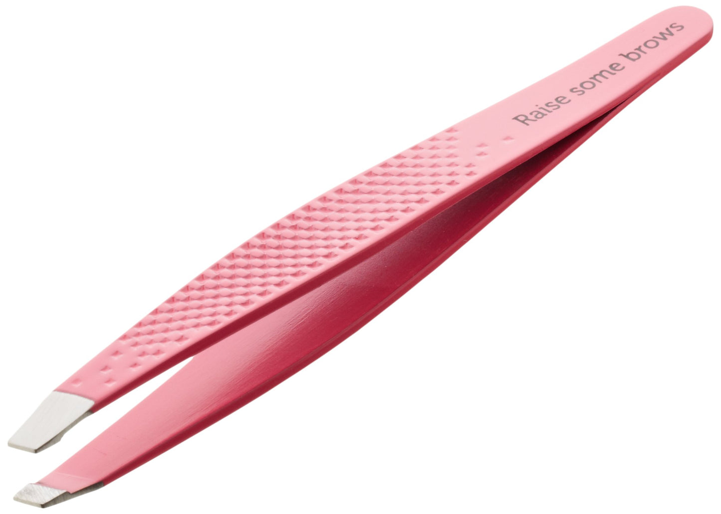 Sally Hansen Beauty Tools Raise Some Brows Slant Tip Tweezer with Platform | Precision Eyebrow Tweezer for Shaping & Grooming | Grips Hairs Firmly