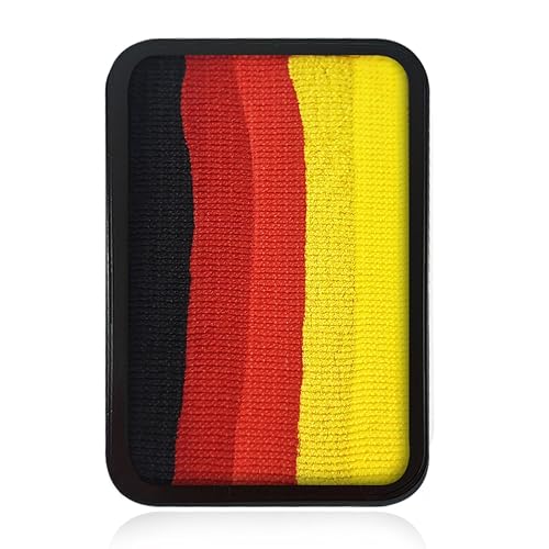 Kraze FX Face Paint Palette Refill - Royal Blood (10 gm), Professional 1-Stroke Split Cake, Hypoallergenic, Non-Toxic, Water Activated Halloween Face