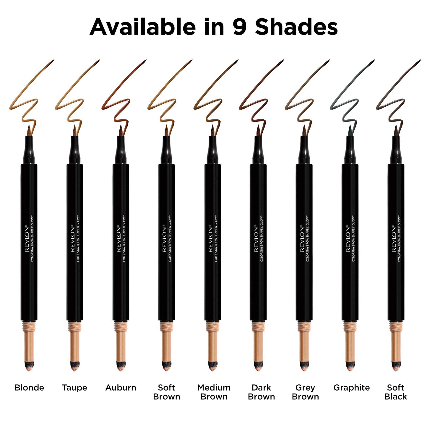 Revlon Colorstay Shape & Glow Eye Brow Marker and Highlighter, Soft Brown (0.02 Oz (Marker), 0.008 Oz (Highlighter)),1 Count