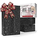 Bossman 3-Pack 4-in-1 Charcoal Soap Bar (4 oz) - Bar Soap for Men - All-Natural Beard Wash, Shampoo, Body Wash & Shaving Solution - Lavender