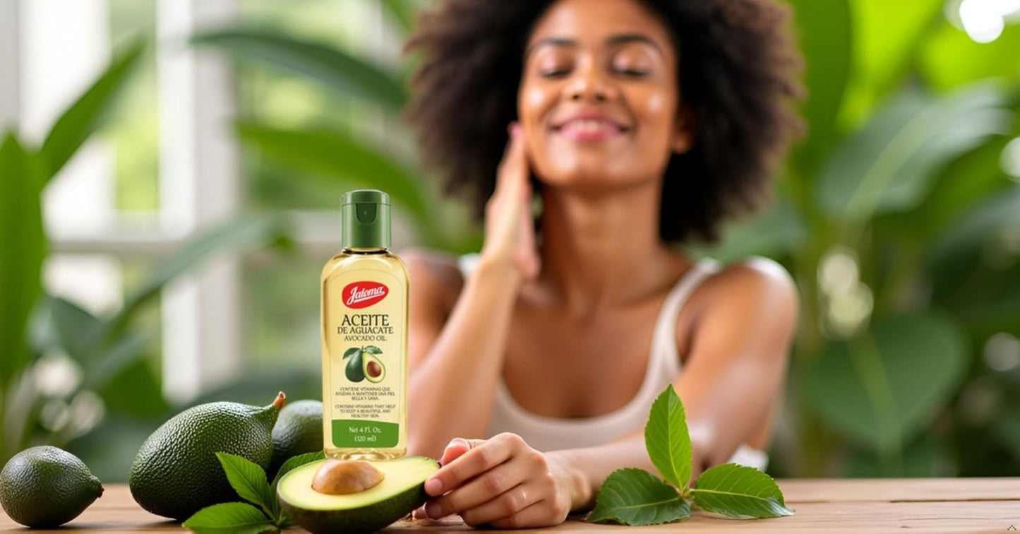 Jaloma Avocado OIl Enriched with Vitamins to Keep Skin Soft, Hydrated, and Healthy, 4 Fl Oz Bottle