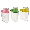 Small BPA-Free Food Storage Containers with Lid - Perfect for Storing Flour, Sugar, Grains, Rice, Cereals, and Baking Supplies for Better Kitchen…
