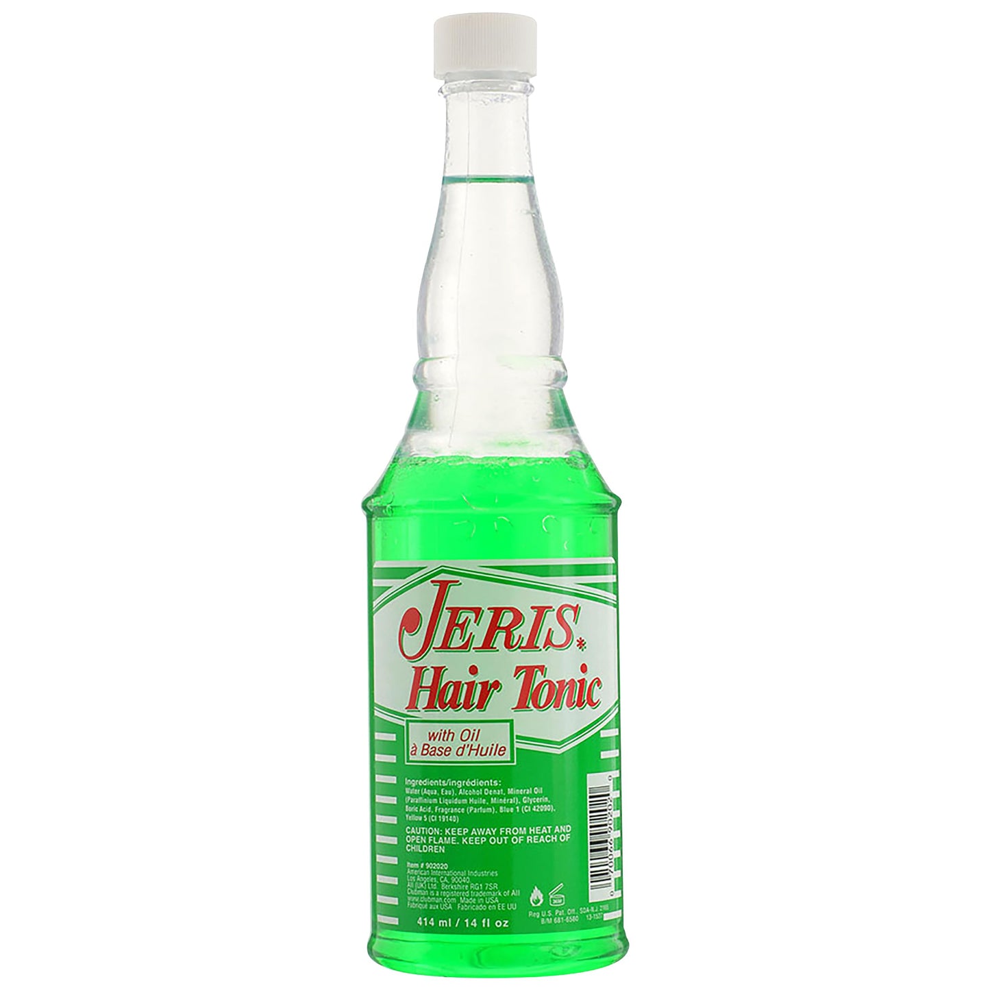 Clubman Jeris Hair Tonic for Men - Hair Oil for Men, Grooming Tonic, Restores and Conditions Hairs, Refreshing Scent, 14 fl oz