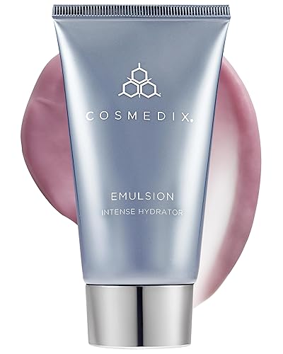 COSMEDIX Emulsion Intense Face Moisturizer for Women & Men - Ultra-Nourishing Hydrating Face Cream for Dry Skin & Redness - Shea Butter Lotion Facial
