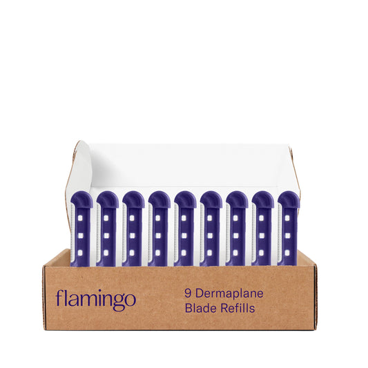 Flamingo Dermaplane Blades Refills, Face Razors for Women, Smooth Skin, 9 Count Beauty and Personal Care Flamingo Default Title