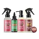 Locsanity Organic Baby Locs Travel Kit - Moisturizing 2-in-1 Shampoo & Conditioner, Passion Fruit Spray, Hair Oil, Rosewater Peppermint Tightening