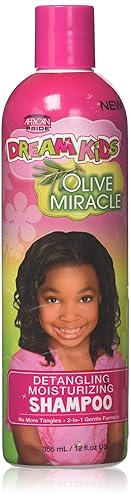 African Pride Dream Kids Olive Miracle Detangling Shampoo 12oz (6 Pack)