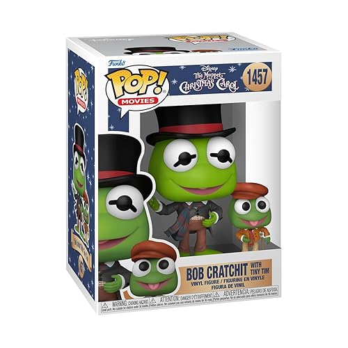 Funko Pop! & Buddy: Disney Holiday - The Muppet Christmas Carol, Kermit and Robin as Bob Scratchit with Tiny Tim