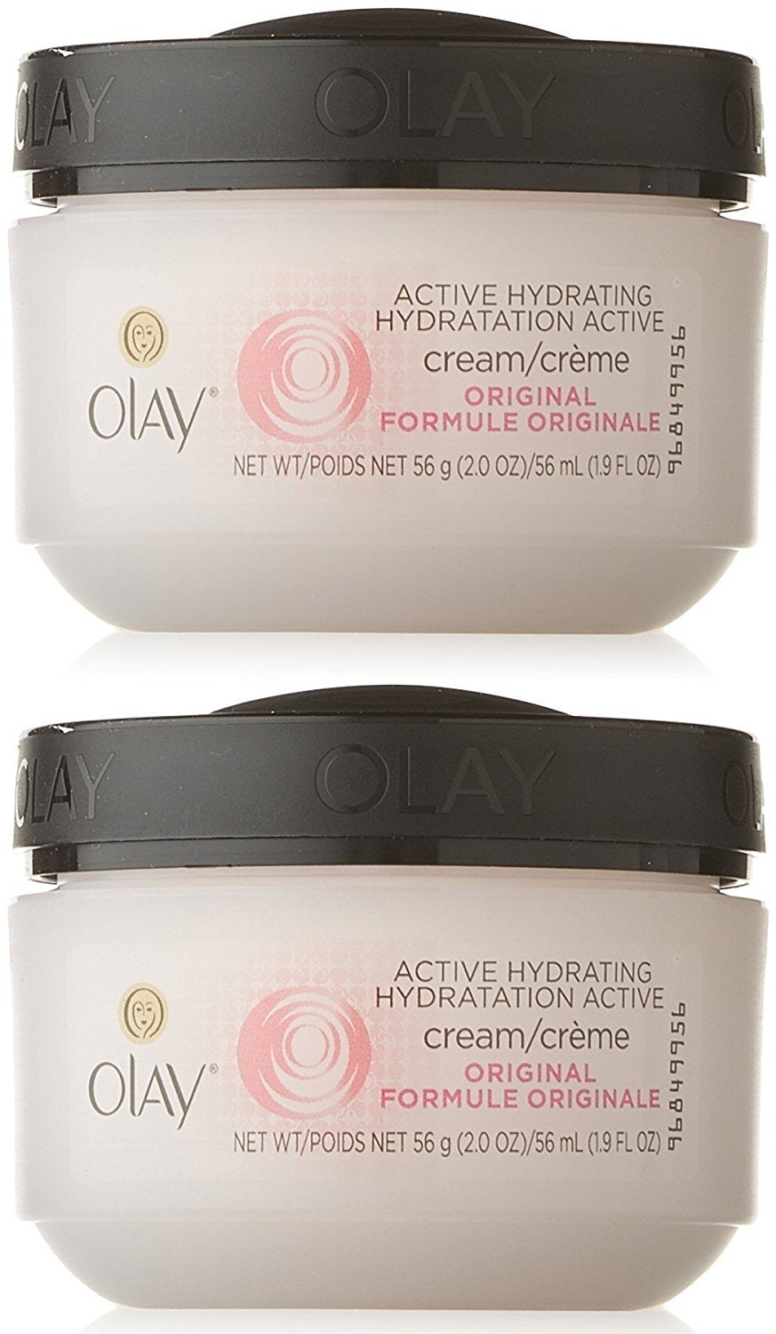 Olay Active Hydrating Cream, 2 Ounce (Pack of 2)