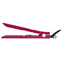 Brilliance New York - 1 Inch Diamond Titanium Flat Iron - 2 in 1 Hair Straightener and Curler - Anti-Static, Frizz-Free Ionic Plates - Auto Shut-Off