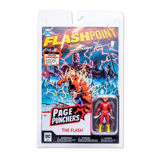 McFarlane Toys - DC Direct - 3IN Figure with Comic WV1 - The Flash (Flashpoint)