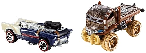 Hot Wheels Star Wars Chewbacca and Han Solo Character Car (2-Pack)