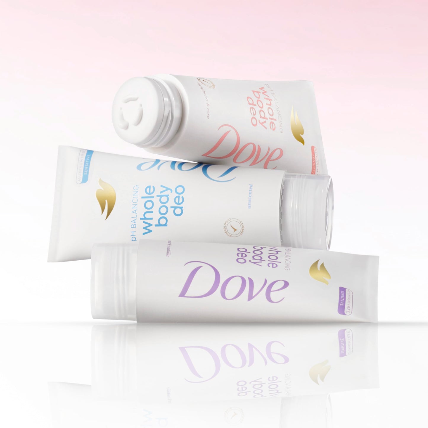 Dove Whole Body Deodorant Aluminum Free pH Balancing Cream Raspberry & Rose for 72h Odor Control 2.5 Oz Beauty and Personal Care Dove