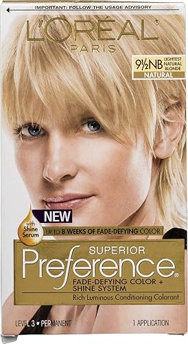 L'Oreal Superior Preference - 9-1/2NB Lightest Natural Blonde (Natural) 1 Each (Pack of 4)