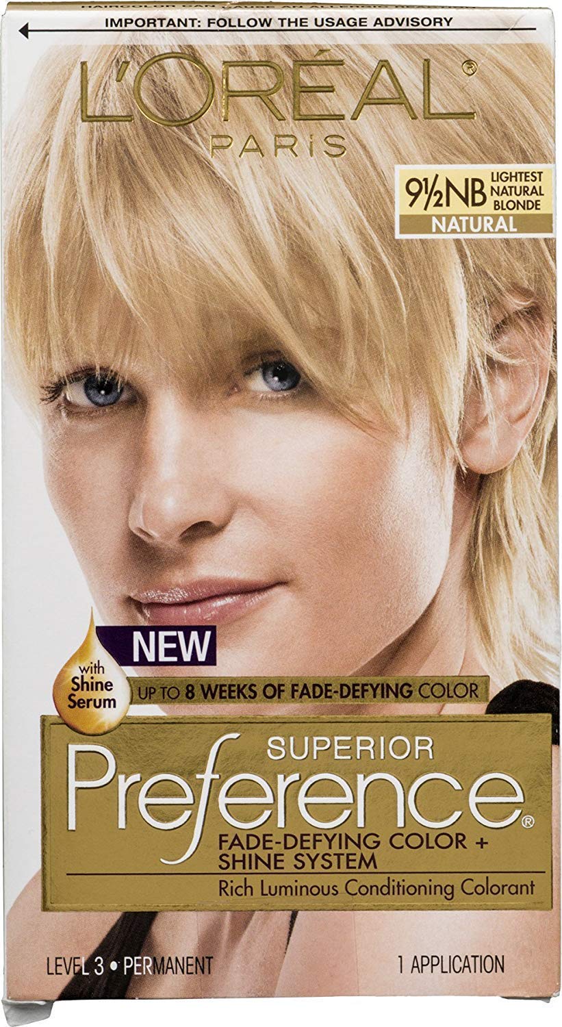 L'Oreal Superior Preference - 9-1/2NB Lightest Natural Blonde (Natural) 1 Each (Pack of 4)
